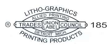 A label for a traditional union print shop